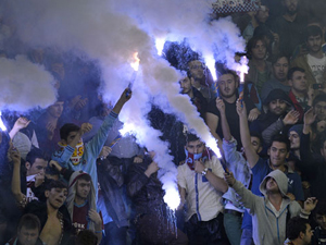 Taraftarlar arasında olay: 1 yaralı