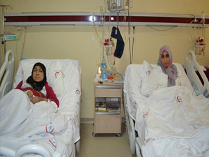 Kumasına böbreğini verdi