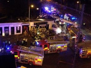 Helikopter barın üstüne düştü!