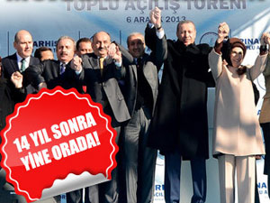 Başbakan Erdoğan 14 yıl sonra orada
