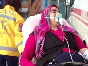 Zehirlendi ama eşi ve 2 çocuğunu kurtardı