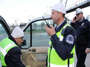 Giresun trafikte derece yaptı