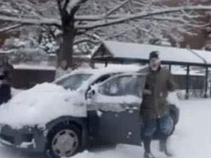 Kartopu savaşı karakolda bitti