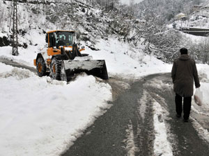 Trabzon'da 295 köy yolu ulaşıma kapalı