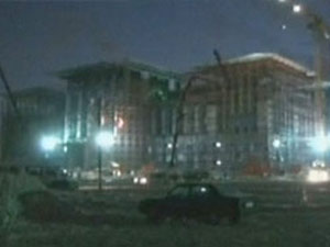 Başbakanlık binası inşaatında şok