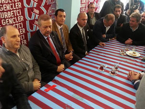 Gurbetçi Gençler lokal açılışında gergin anlar