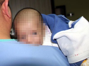 40 günlük bebeği herkesi şoke etti!