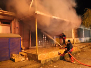 Ordu'da sanayi sitesinde yangın paniği