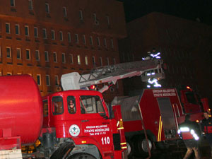 5 yıldızlı otelde yangın paniği!