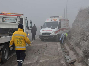 Yine sis ve yine buzlanma sonuç 16 yaralı