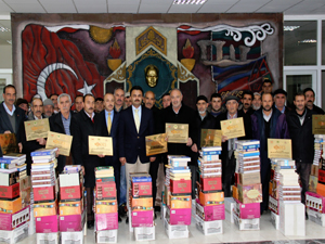 Kelkit'te 15 köye kütüphane kuruldu