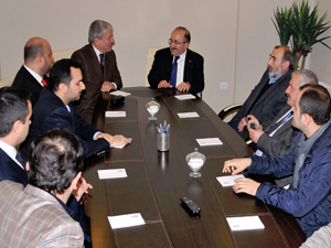 Başkan Gümrükçüoğlu MÜSİAD'ı ziyaret etti