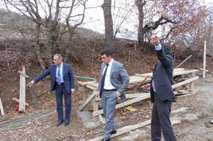 Kaymakam Şekerci "Yeşil Yol" çalışmalarını inceledi