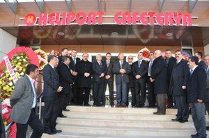 Heliport Kafeterya hizmete açıldı.