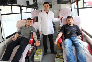 Kan bağışına ilgi büyük