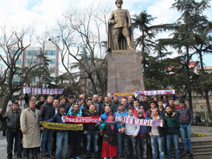 TS taraftarı adalet istiyor