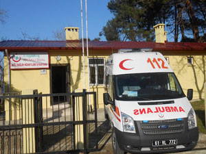 Araklı'da 112 istasyonu hizmete girdi