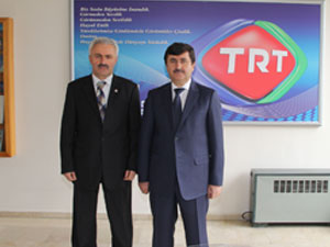 Vali ÖZ'den TRT'ye ziyaret