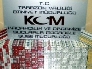 Trabzon polisi kaçakçılara göz açtırmıyor