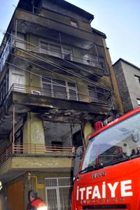 Samsun'da evde yangın