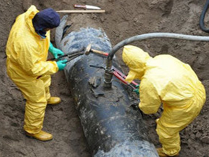 Sınırda 500 metrelik kaçak hat bulundu!