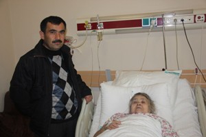 Oğlu hayatını kurtardı!