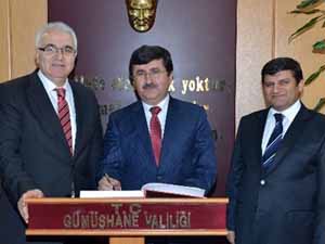 Valiler G.Hane valisini ziyaret etti