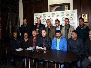 "Haksızlığa karşı tek yürek hayde Trabzon"