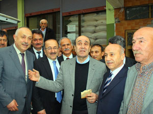 Şalpazarı'nda ilginç karşılaşma