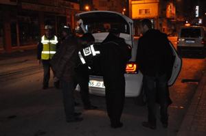 Asayiş uygulaması!3 araca para cezası