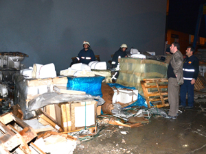 Samsun'daki depo yangını korkuttu