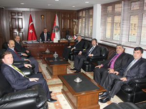 Servisçiler Trabzon Emniyet müdürünü ziyaret etti