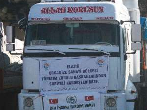 15 tır Suriye için yola çıktı!