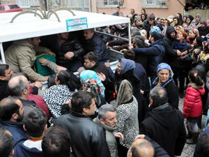 Soba kurbanı çift için gözyaşları sel oldu