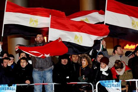 Erdoğan'a coşkulu karşılama