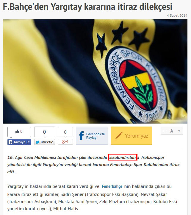 Hürriyet'in Trabzonspor hayali