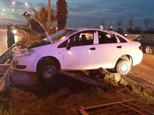 Trabzon'da akşam saatlerinde kaza