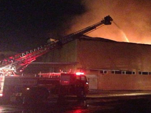 (Son dakika)Arsin Organize Sanayi'de yangın