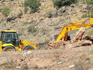 Uludere'de taciz ateşi