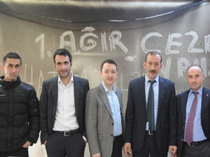 Trabzon'da Adliye personelin hatıra fotoğrafı telaşı