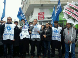 Trabzon Ak Parti önünde eylem!