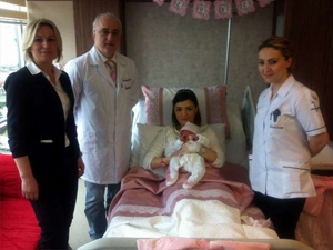 Karadeniz'de şaşırtan bebek! Boyu tam...