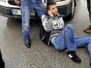 Kırmızı ışıkta geçmeye çalıştı ve...