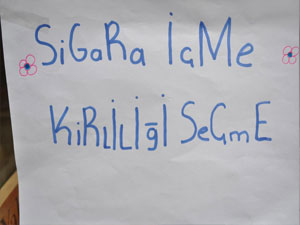 İlkokul öğrencilerinden "çevre" mesajı