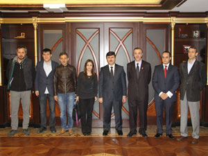 Vali Öz'e Trabzon medyasından ziyaret.