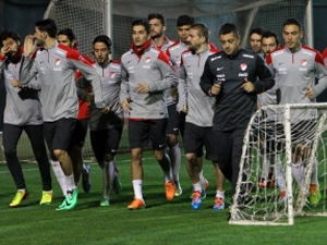 Milli takım İsveç maçı hazırlıklarını tamamladı