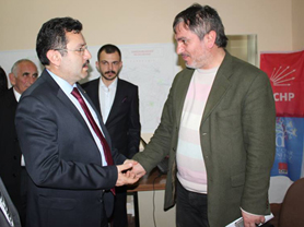 Genç'ten CHP'ye ziyaret