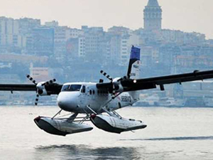 Trabzon'dan Artvin'e deniz uçağı