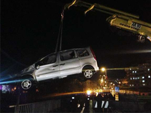 Annesinin aracı mezarı oldu