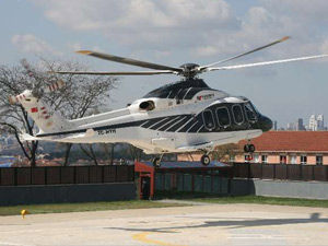 Yasak başladı , helikopter değişti...